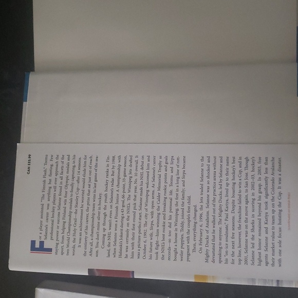 My Life by Teemu Selanne Hardcover Book - Picture 2 of 5